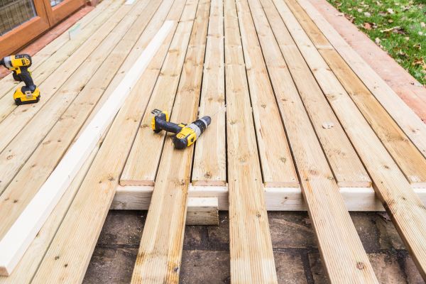 Cost of Damaged Deck Boards Repair in Irvine