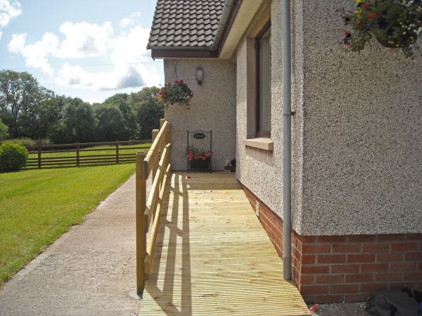 Hardwood Ramp Installation in Irvine